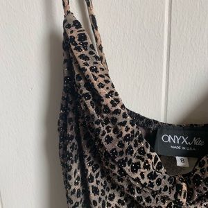 Leopard Print Prom Dress